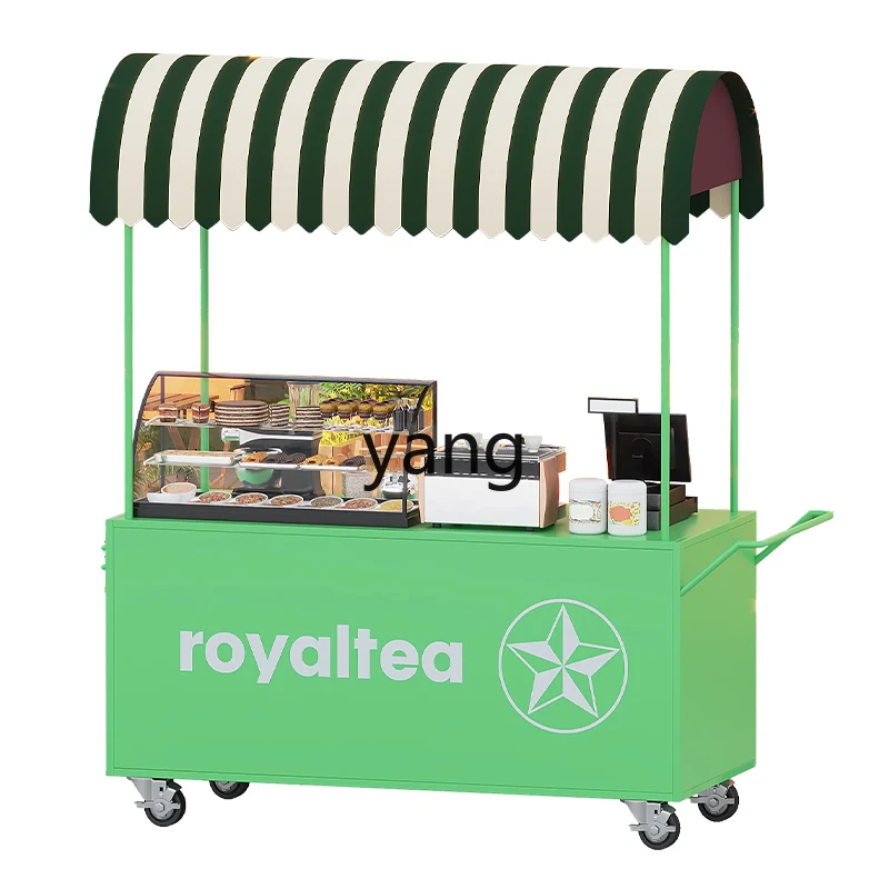 

LXL Night Market Stall Trolley Outdoor Mobile Snack Stall Multifunctional Mobile Trolley