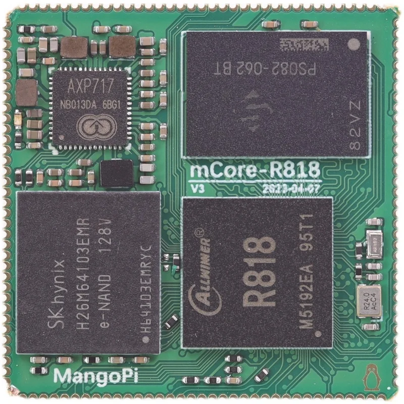 مانجو بي mCore-R818 A133 Allwinner ختم حفرة صغيرة جدا الأساسية مجلس 2G + 16G 4G + 32G أندرويد 10