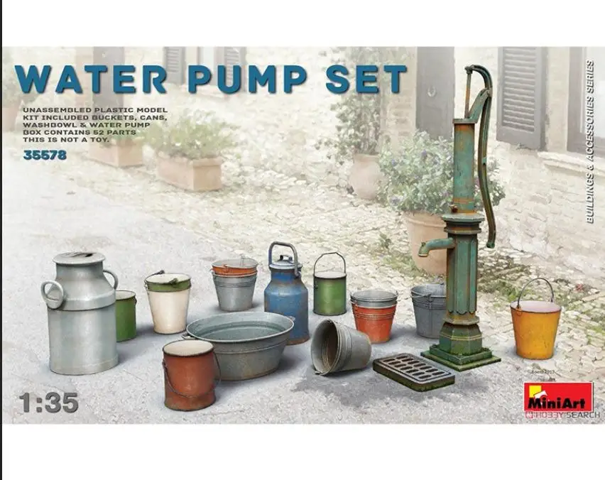 

MiniArt 35578 1/35 Scale WATER PUMP SET