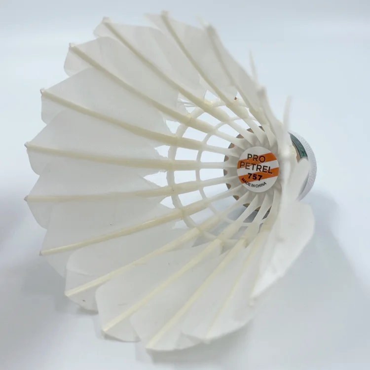 High Quality Durable Goose White 3in1 Brand Badminton Feather Shuttlecock Stable and Sturdy High-speed Badminton Shuttle
