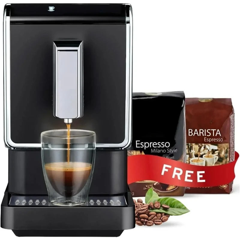 

Кофеварка на одну порцию — автоматическая кофемашина для эспрессо — встроенная кофемолка