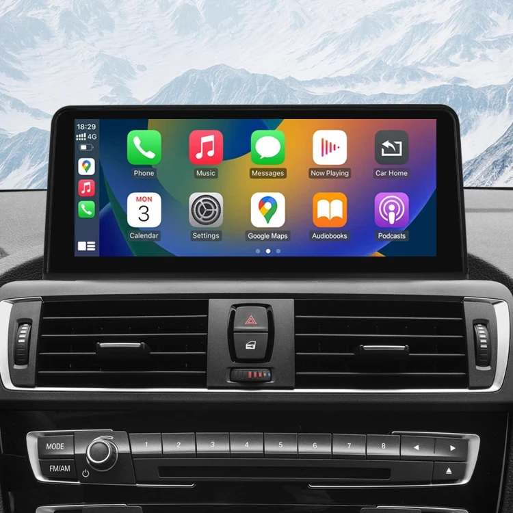 Road Top Wireless CarPlay Android Auto Touch Screen For 1 2 Series F20 F21 F22 F23 2012-2016 NBT Vertical Screen