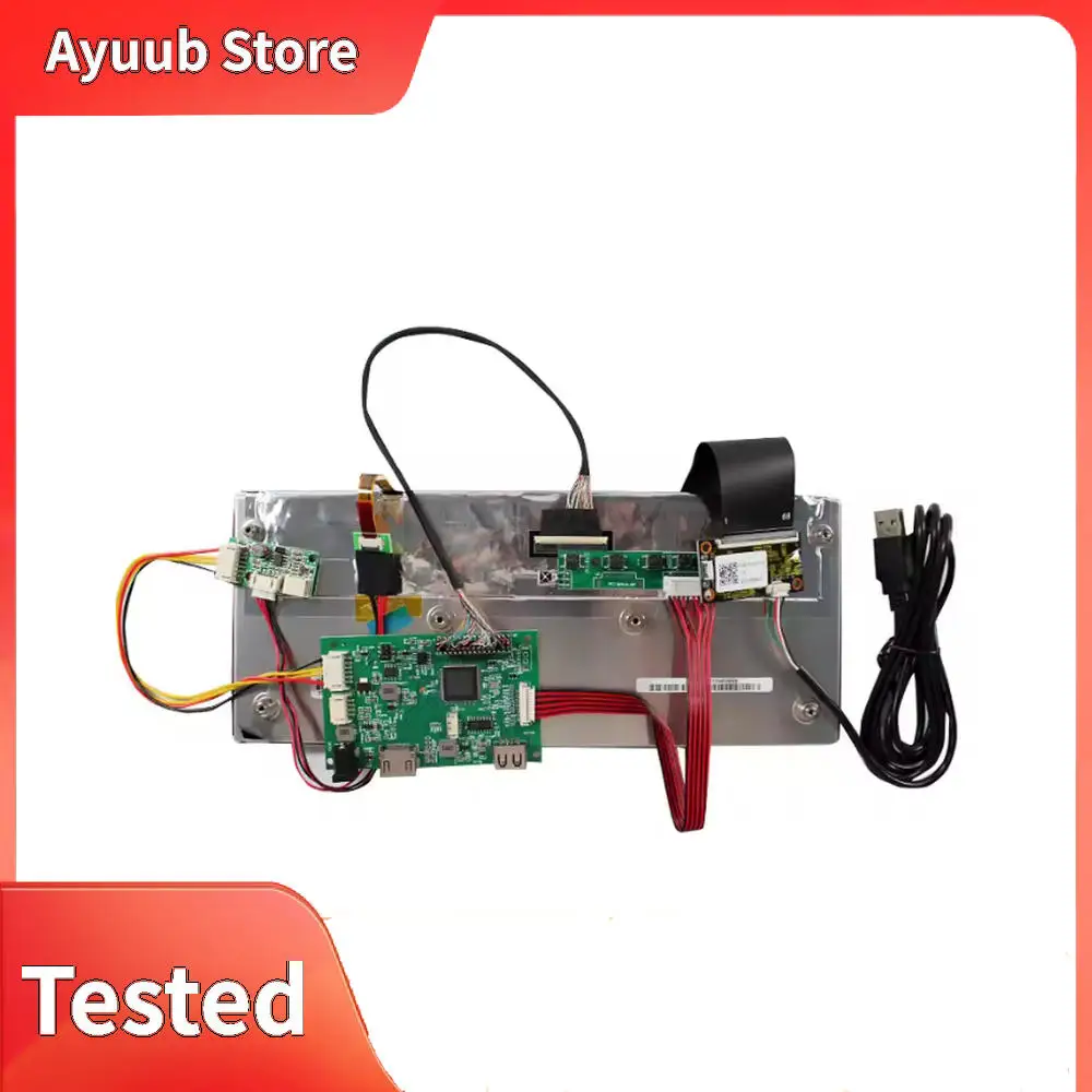 Pantalla LCD con sensor táctil capacitivo IPS de 10,3" 1920x720 Bar y placa de control USB HD