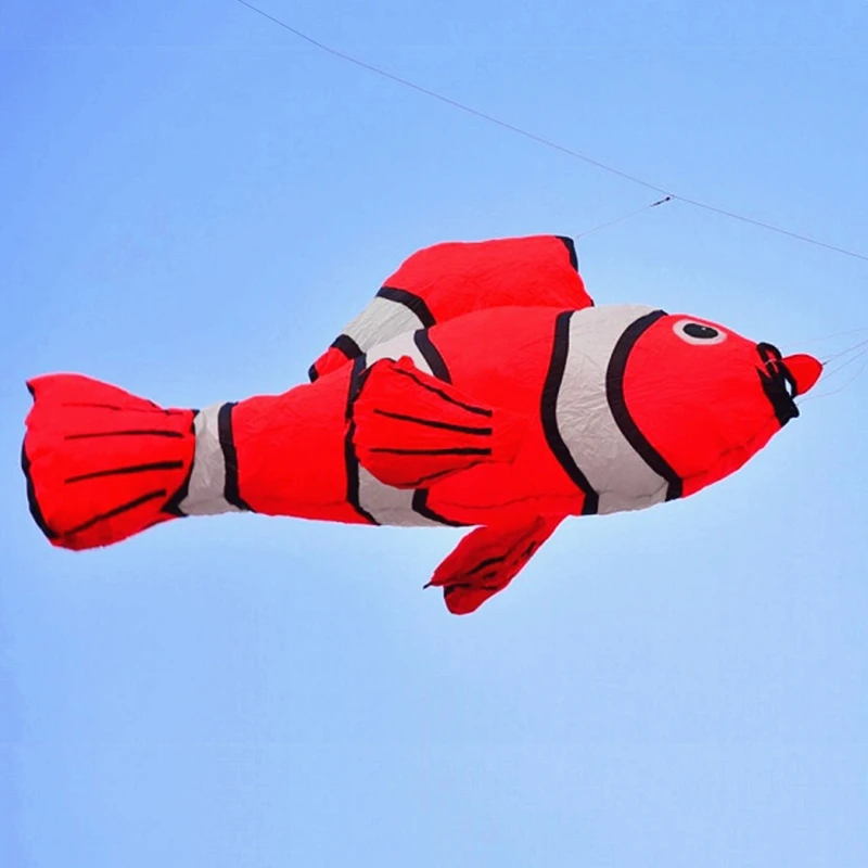 Flying fish kite pendant giant soft kite flying octopus kites flying nylon toys wind kites ultra large kite toy Kites for adults