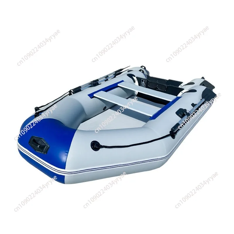 

Solar Marine Inflatable Rubber Fishing Boat Foldable Air Deck Rowing Kayak For Sea