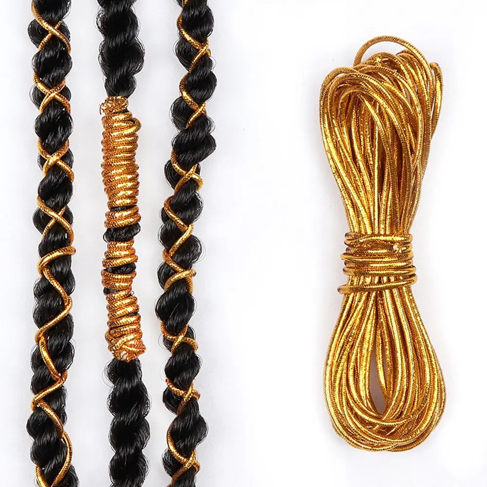 Thread Women Children's African Braids Decoration Hip-hop Hair Tie Hair Wrap String Braiding Rope Band Hair Braiding String