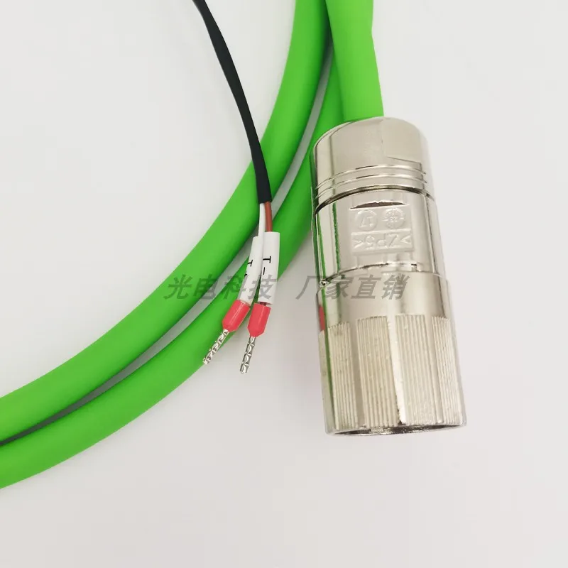 サーボモータエンコーダ信号線ZK4530-8010-0020緑色のケーブル接続線