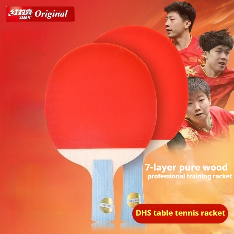 

DHS Table Tennis Racket Sets Ping Pong Paddle Pingpong Racket Recreational Bat for Entry Players raquete tênis de mesa ping pong