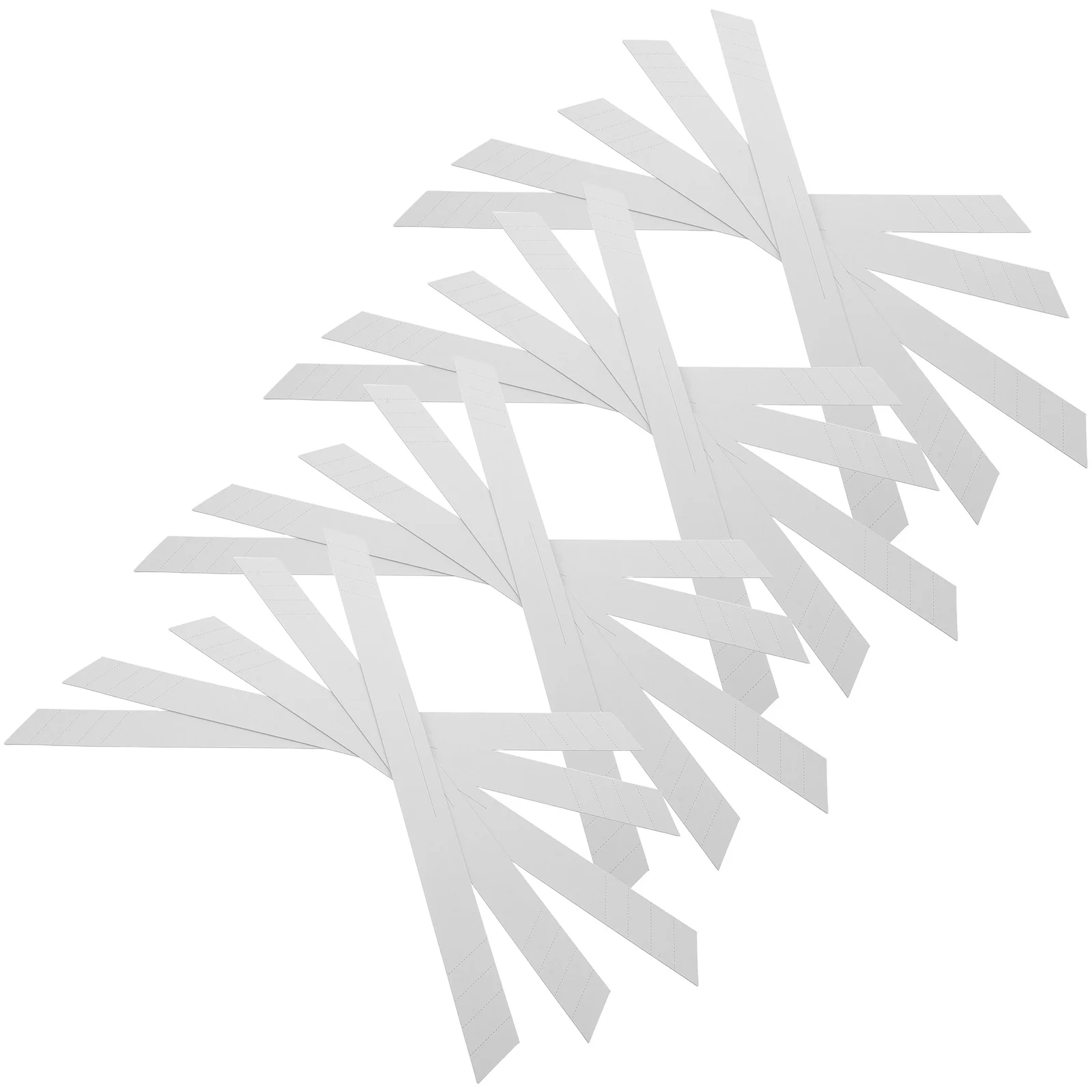 100Pcs White Paper Collar Stays Invisible Shirt Support Blouse Dress Collar Holder Inserts Men Professional Casual Style