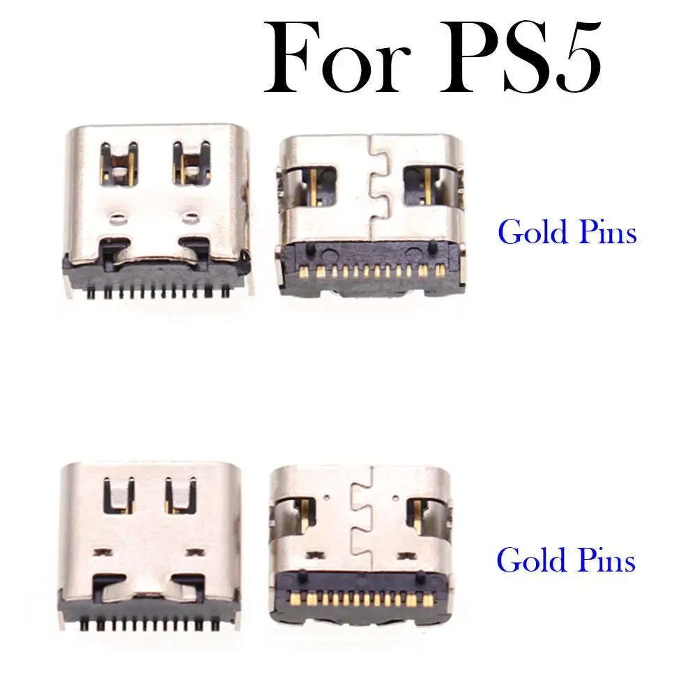 1/3/5pcs Type C Charging Port For PS5 Controller Replacement USB C Charging Socket Standard Type C Interface Replacement Parts