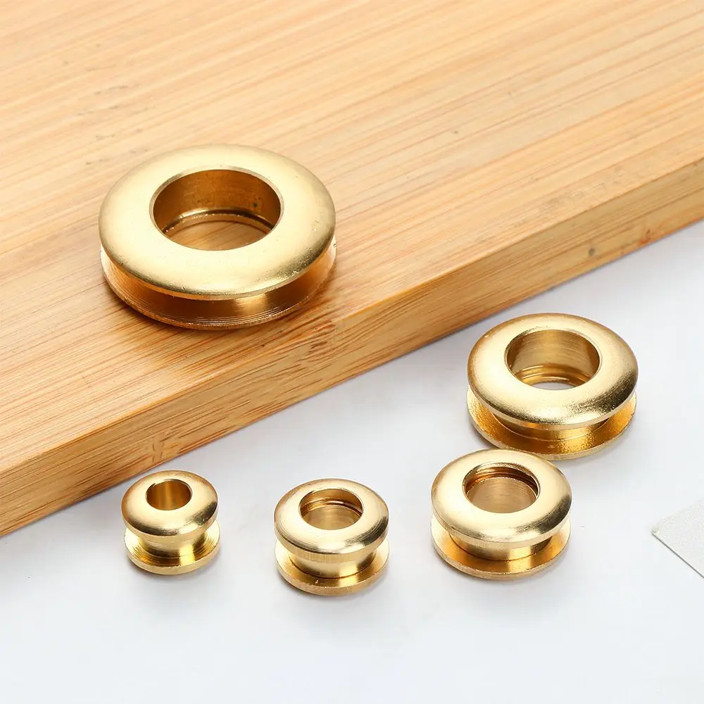 Solid Brass Screw Back Eyelets With Washer Grommets Leather Craft Accessory for Bag Garment Shoe Clothes Jeans DIY Decoration