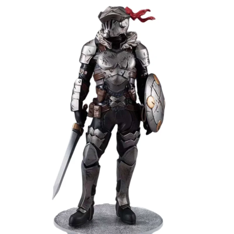 17cm Goblin Slayer Action Figure Handmade Gk Pop Up Parade Goblin Killer Hunter Adventurer Anime Model Black Collectible Toys