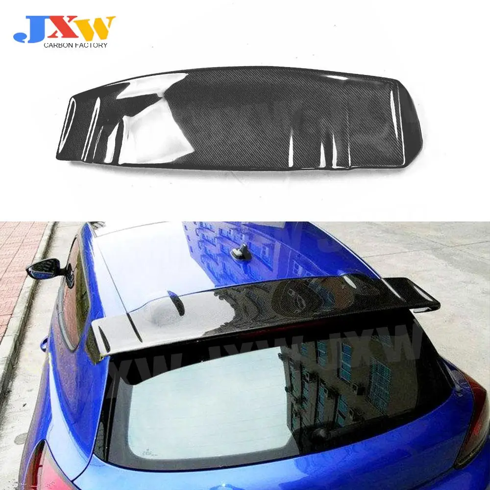 Carbon Fiber / FRP Rear Roof Spoiler Trunk Wings for Volkswagen VW Scirocco R 2009-2017 V Style Roof Plate Spoiler Car Styling