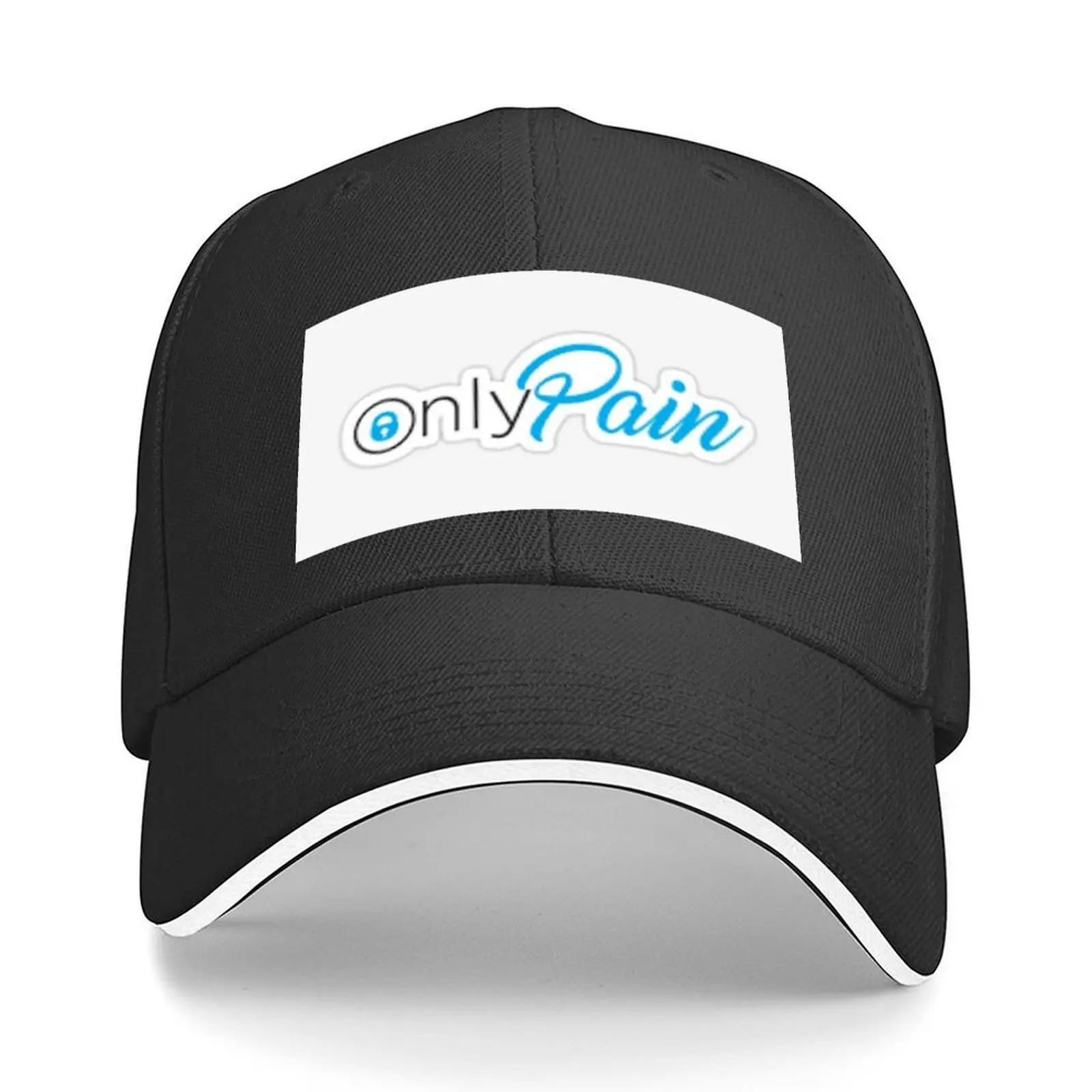 

Only Pain ;( Baseball Cap Golf Wear Streetwear hard hat Big Size Hat Golf Men Women's