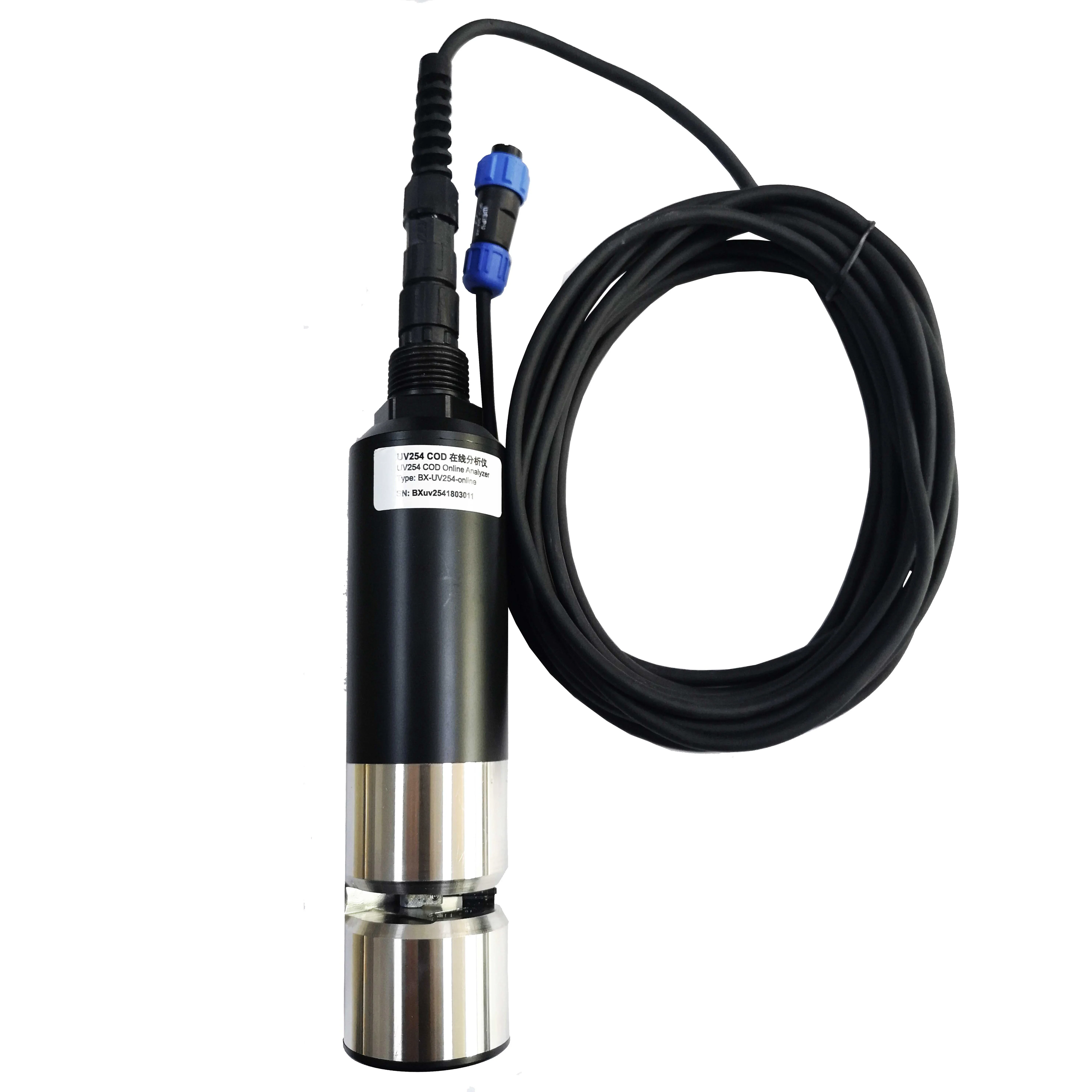 New type COD TOC turbidity temperature multiparameter self cleaning water quality sensor