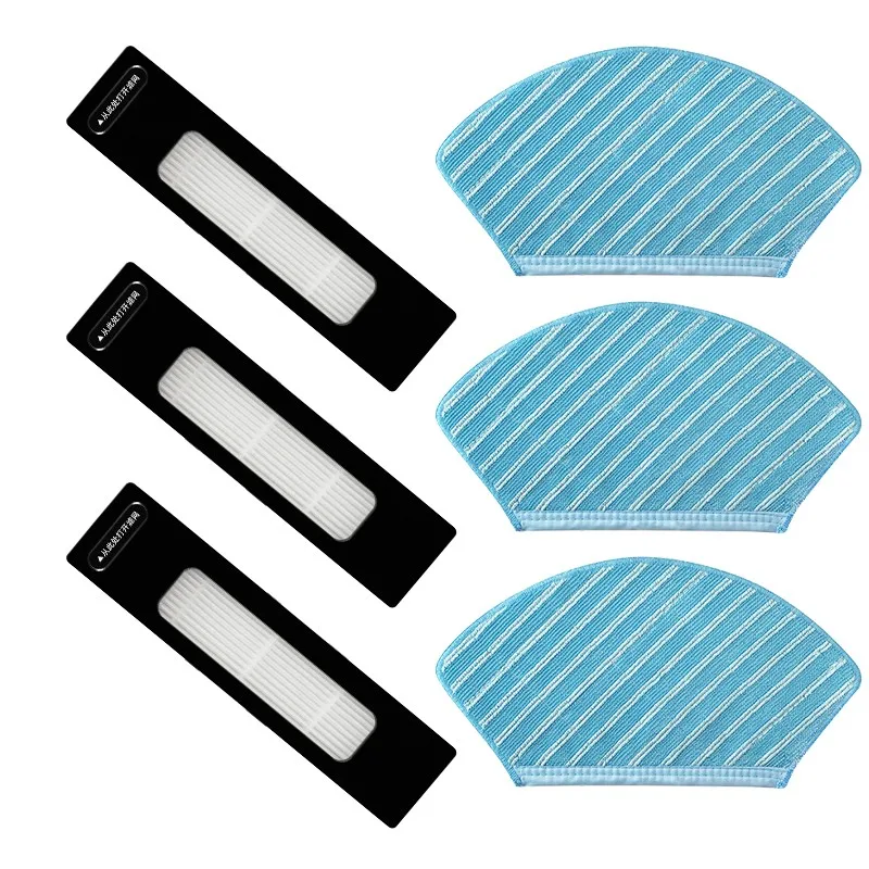 Chiffon avec filtre Hepa pour aspirateur Robot Midea M7 M7 Pro I10 M71CN, accessoires et pièces de rechange