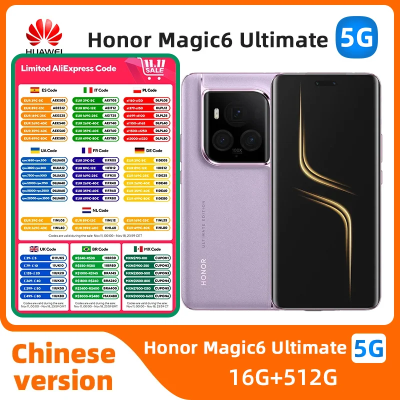 Uctívat magic6 ultimate frisbee edice 5G google divadelní hra snapdragon 8 gen 3  6.8” OLED 120hz 66W 5600mah 50MP magicos 8.0 OTA NFC