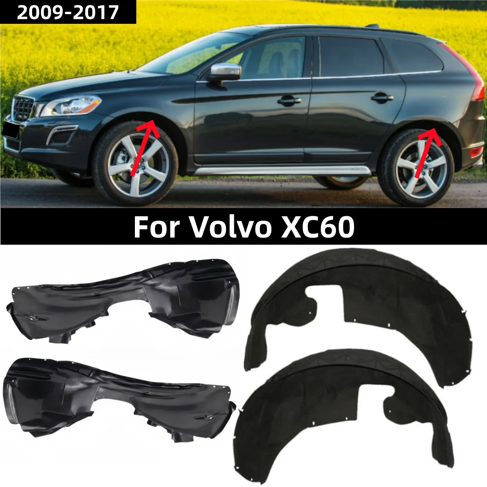 For Volvo XC60 2009-2017 Fender Liner Mudguard: 31298151/150 31283478/479