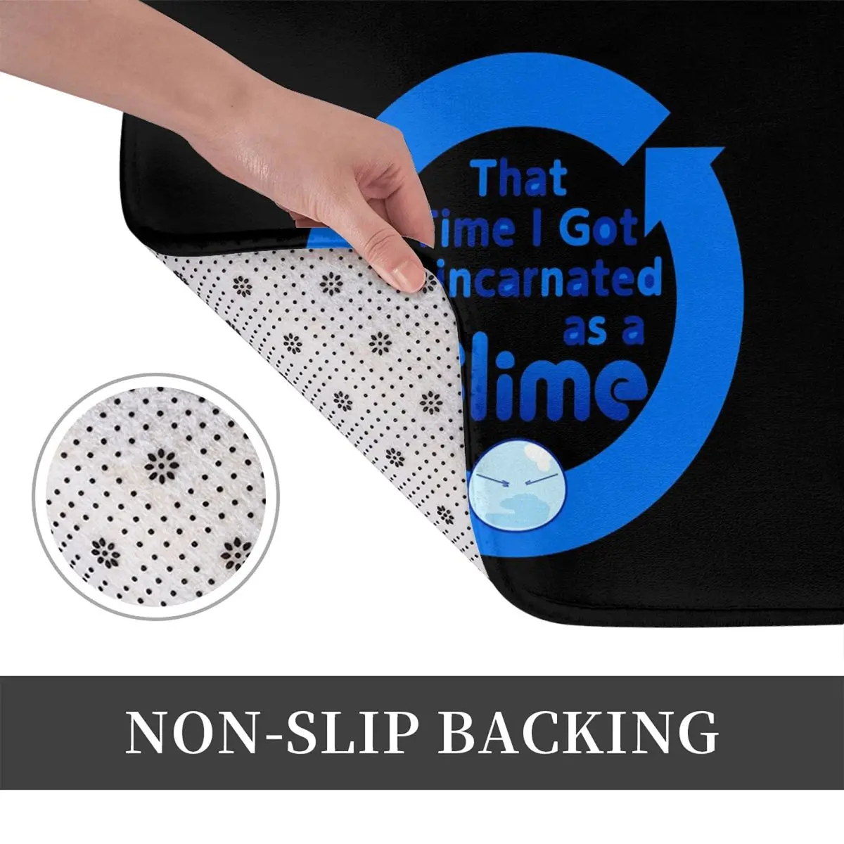 لقد تجسدت كسابق أنيمي الوحل ممسحة المطبخ مدخل المنزل الكلمة حصيرة المضادة للانزلاق السجاد البساط لشرفة مسند القدم الحصير #2