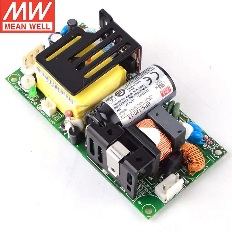 MEAN WELL PCB Type 120W Single Output Switching Power Supply EPS-120 Series 12V 15V 24V 27V 48V