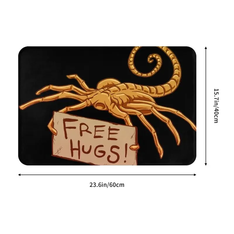 Free Hugs tappetino per porta d\'ingresso antiscivolo Outdoor Quick Dry Facehugger Alien Xenomorph zerbino giardino Garage tappeto d\'ingresso tappeto