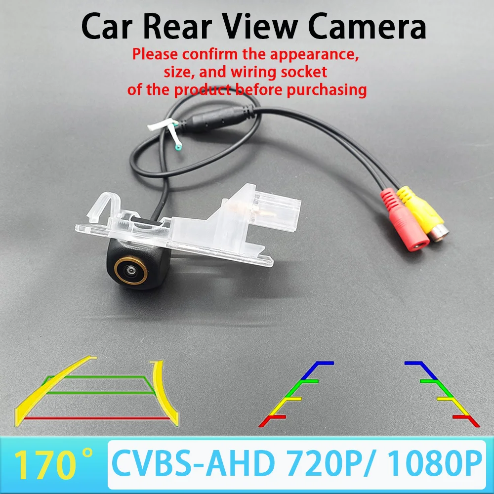 

170 Degree AHD 1080P CVBS Car Camera For Renault scenic 2 3 Kaptur Clio Modus Megane 3 Thalia Backup Bracket License Plate Light