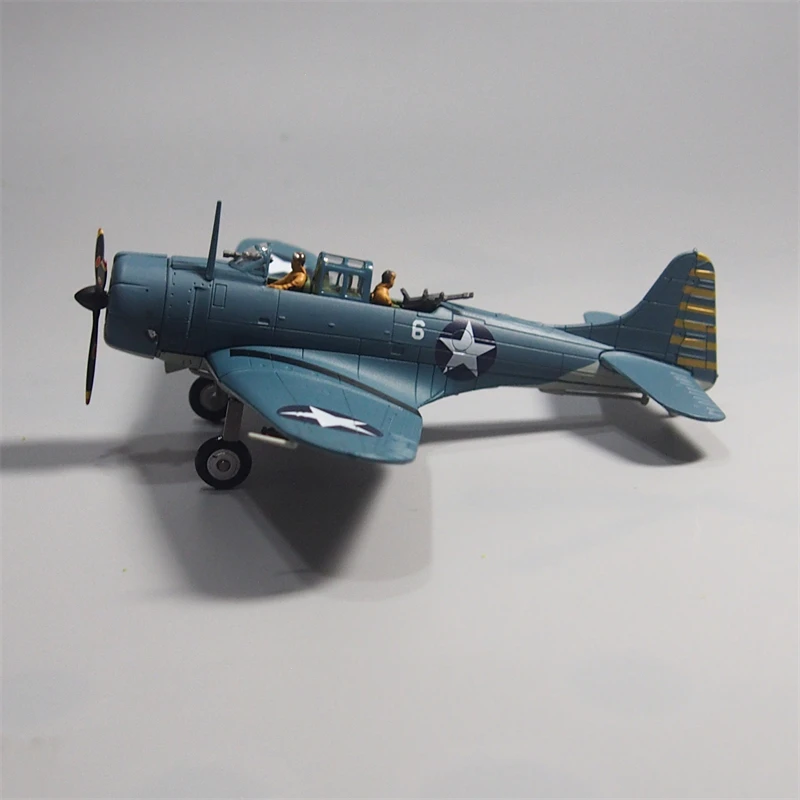 1:72 Scale Alloy Model Of The World War II SBD Dauntless Dive Bomber Simulates The Battle Of Midway Collecting Toy Gifts