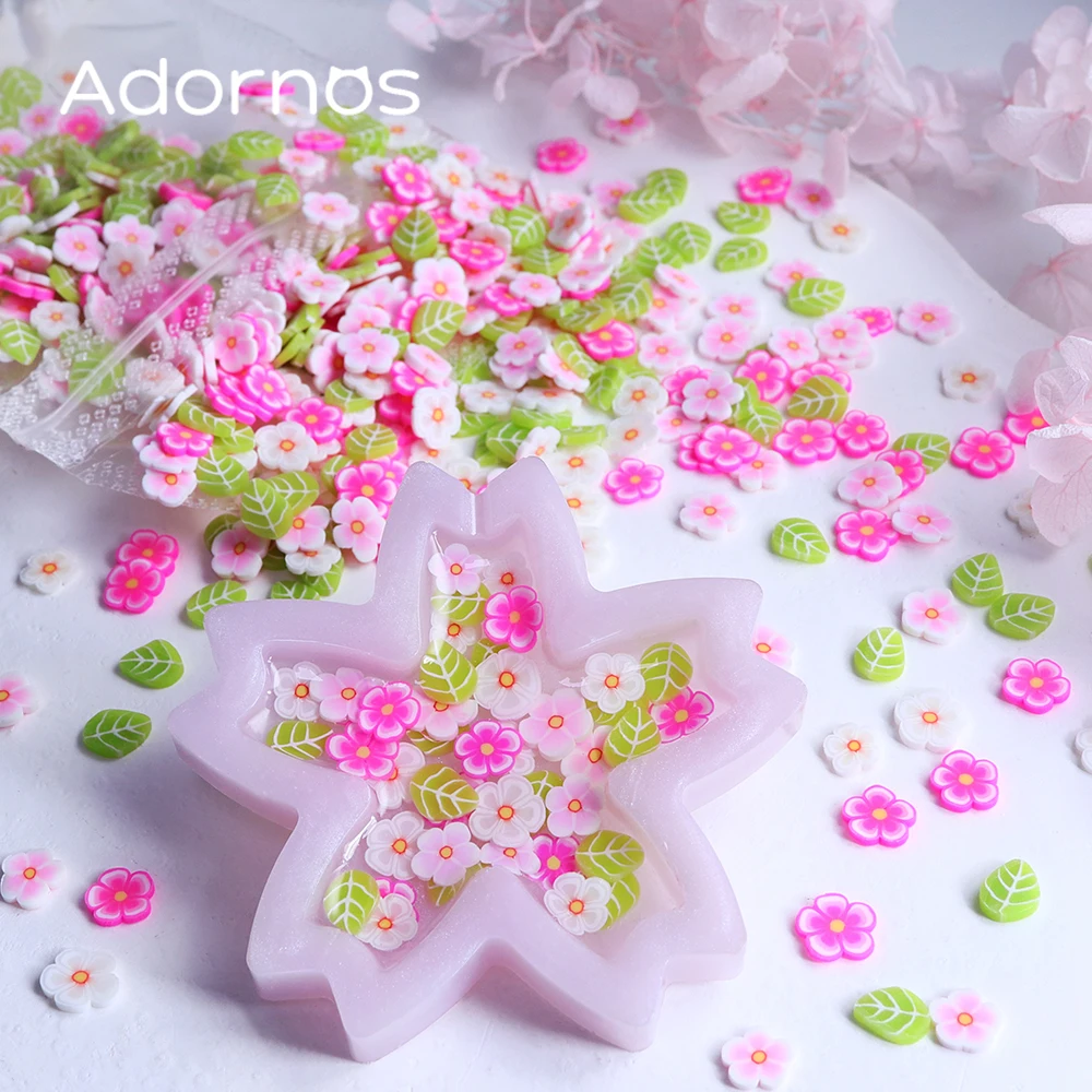 10g Pink Flowers Polymer Clay  - Resin Art Liquid review and price