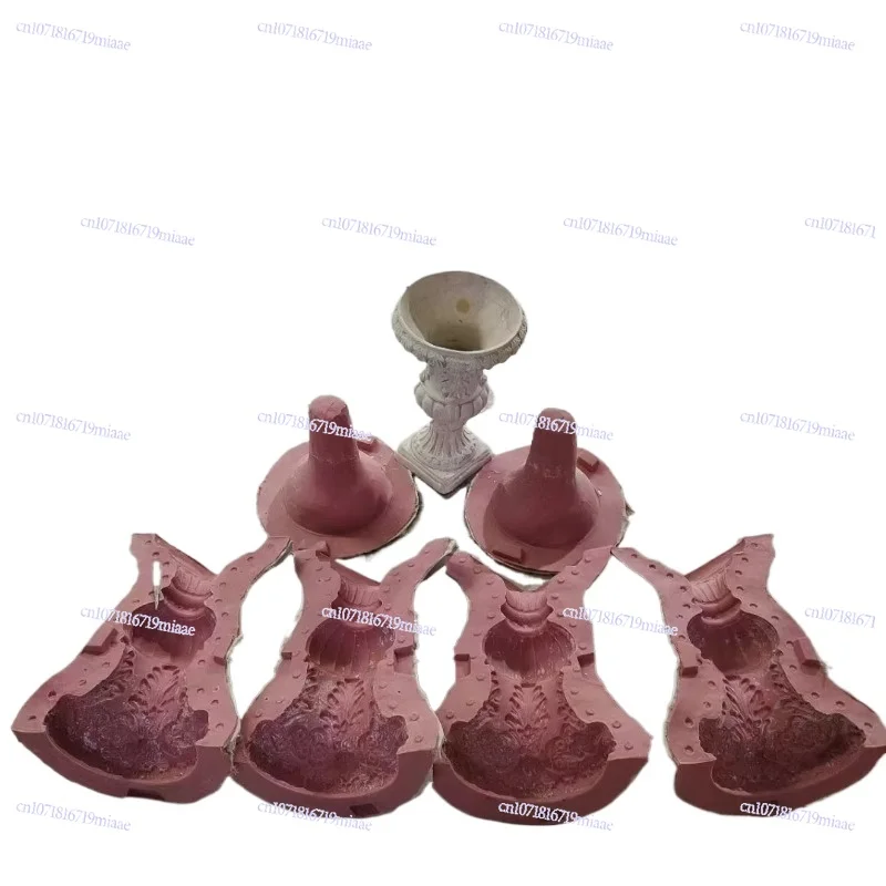 2025 All kinds of beautiful concrete molds Garden decorative concrete large flower pot molds