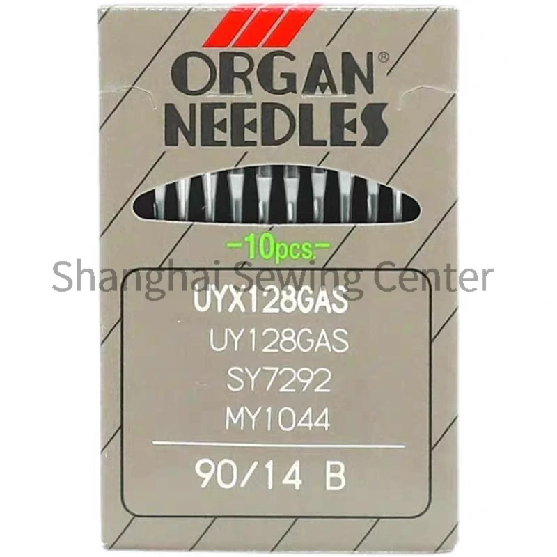 

100PCS 10pack Japan Organ Uy128gas Uyx128gas Needles for Interlock Three Needle Five Thread Covering Stitch Machine 9 10 11 12