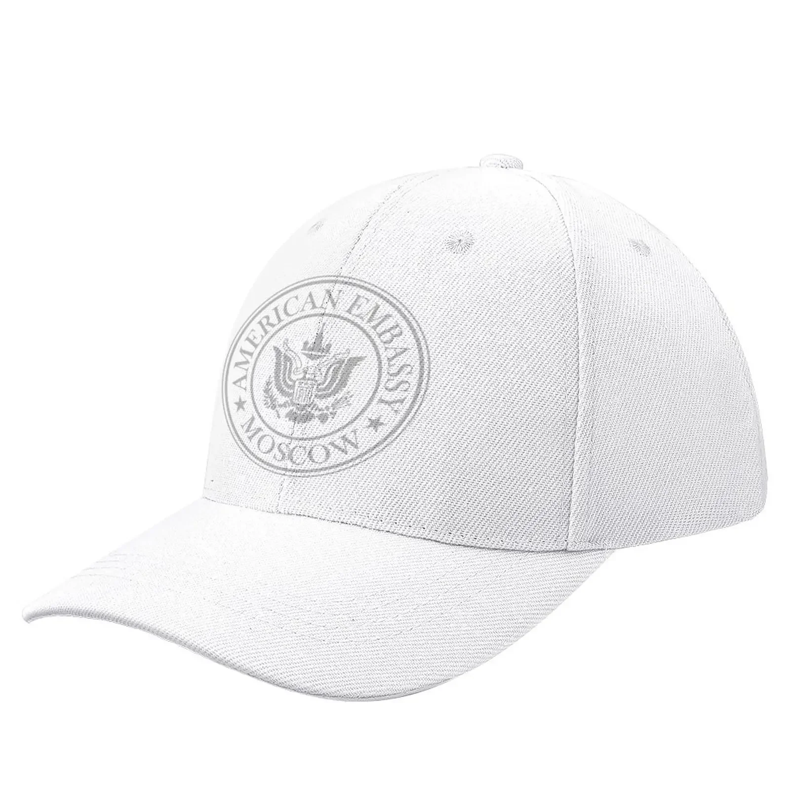 

American Embassy Moscow Grey Baseball Cap Luxury Hat Bobble Hat Sun Hat For Children Christmas Men'S Women'S