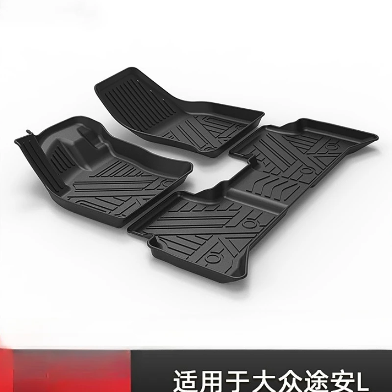 Custom TPE 3D Car Floor Mat for Volkswagen Touran LWB VW 2016-2021 5 Seats Car Mat Carpets Waterproof Non-slip Accessories