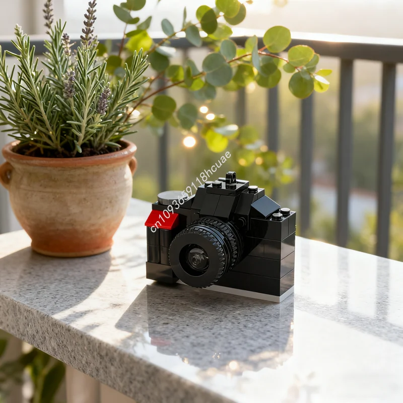 

44 шт. MOC DSLR классическая модель строительные блоки архитектура сборка DIY творческая идея кирпич Рождественский подарок детская игрушка на день рождения