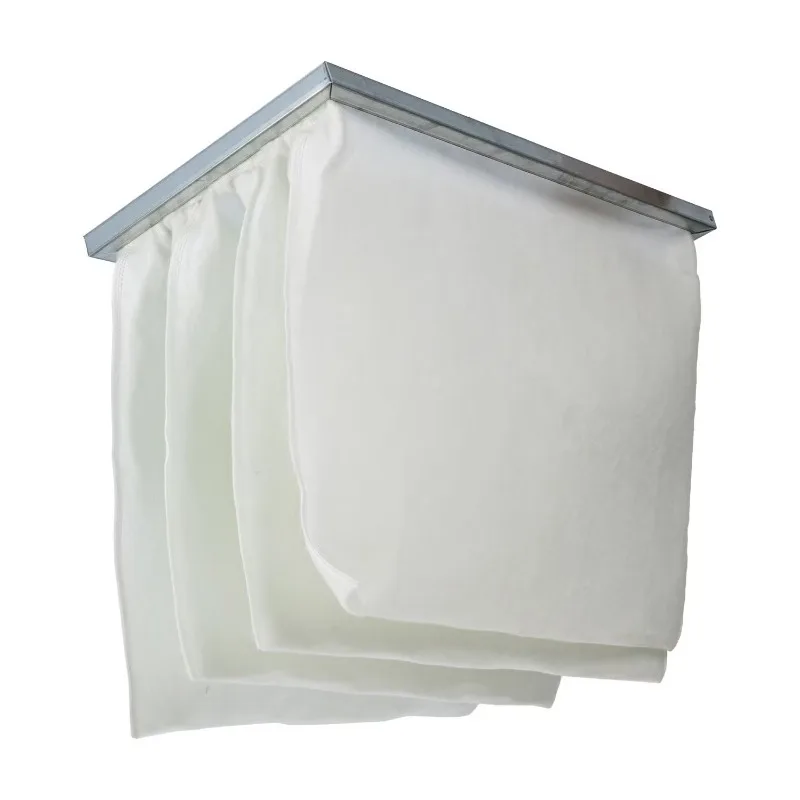 حقيبة فلتر التهوية مجمع الغبار فلتر صناعي إطار من الألومنيوم قطع غيار صناعية لمرشح الهواء #2