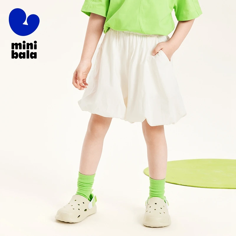 

Mini Bala Shorts Girls Shorts 2024 Summer New Arrival Pure Cotton Pants
