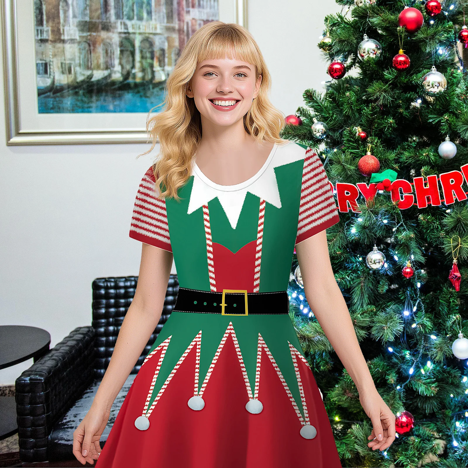 Kadınlar Noel Elf Kostüm Seti  - Elf Costume Christmas incelemesi ve fiyatı