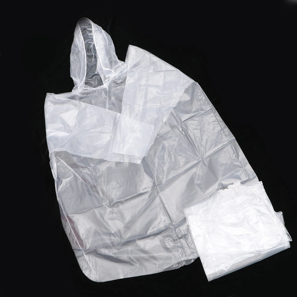 

2 Pcs Rain Pants 's Raincoat Set with Hood Water Proof Portable Jacket