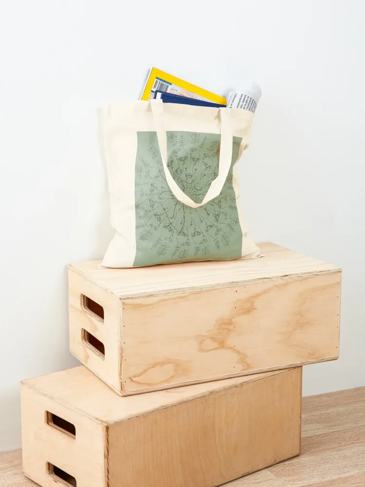 ماندالا حقائب حمل خضراء للنساء حقائب هدايا قابلة للطي وقابلة لإعادة الاستخدام حقيبة تسوق للنساء