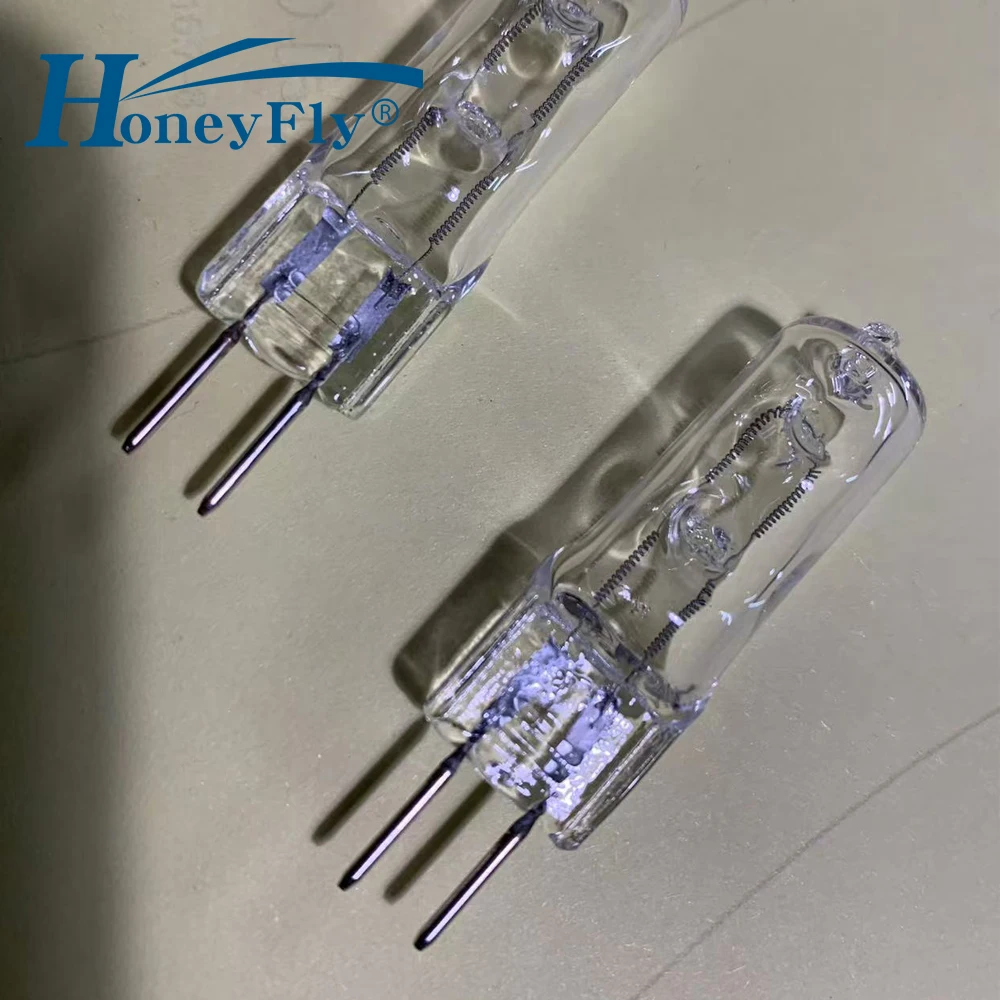 

HoneyFly 5pcs G5.3 Halogen Lamp 220V 100W 150W 200W Extended Crystal Light Aromatherapy Lamp Warm White For Photography Studio