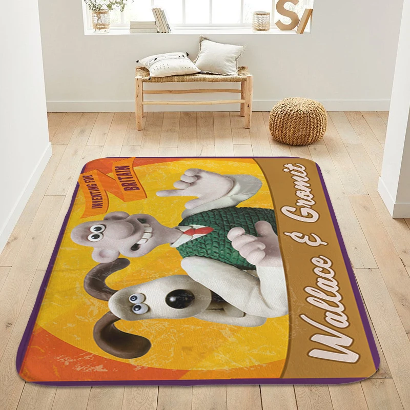 Bathroom Foot Mat H-Wallaces H-Gromits Balcony Living Room Rug Slip-resistant Hallway Corridor Carpet Doormat Entrance Door