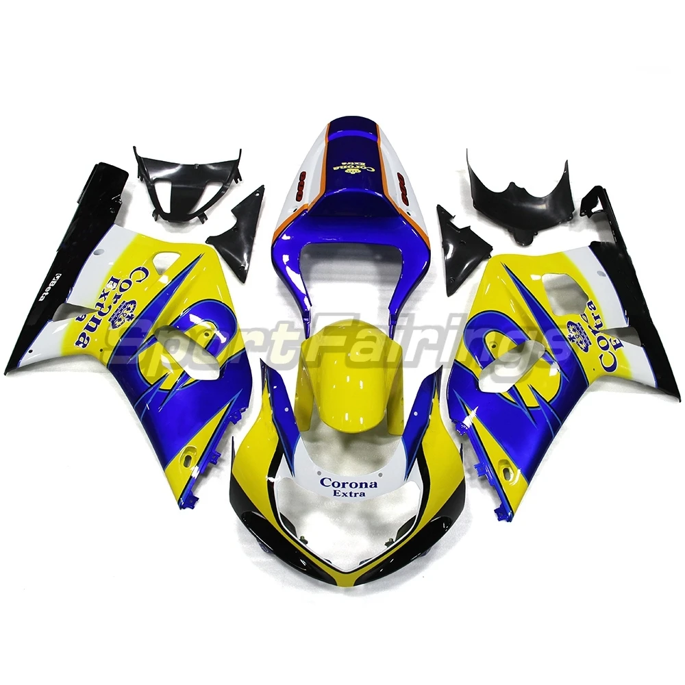 Motorcycle Kuip Kit ABS Injectie Plastic Body Volledige Carrosserie Cowl Zwart Voor GSXR GSXR600 GSXR750 2001 2002-2003 K1 K2 K3