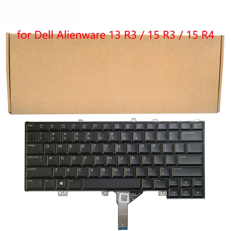 

Новая Оригинальная сменная Клавиатура для ноутбука Dell Alienware 13 R3/15 R3/15 R4, подсветка ноутбука