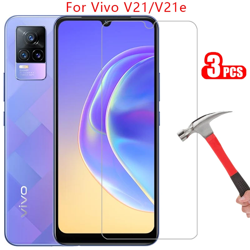 tempered glass for vivo v21 v21e phone case on vivov21 v 21 e 21e 21v e21v vivov21e 4g 5g back cover 360 protective viv v21case