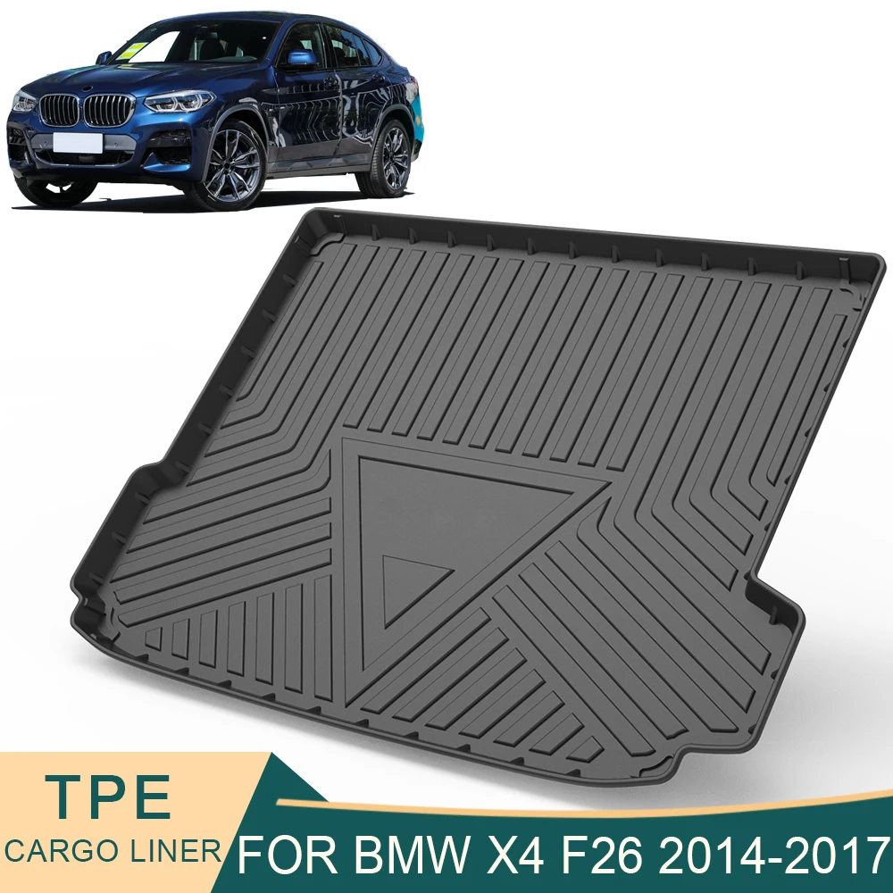 

For BMW X4 F26 2014-2017 Auto Car Cargo Liner All-Weather TPE Non-slip Trunk Mats Boot Tray Carpet Interior Accessories