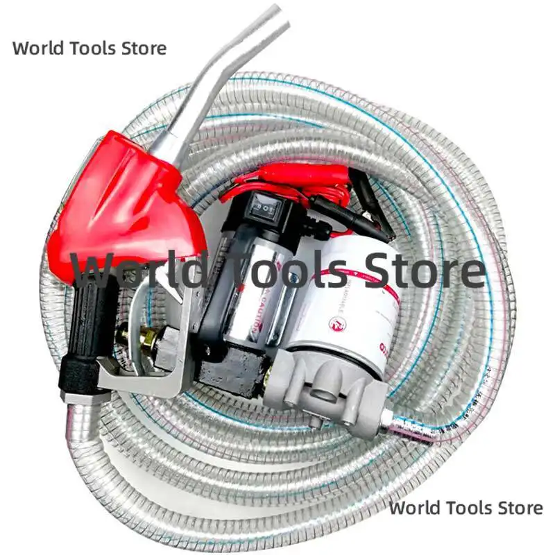 High Power Self-Priming Diesel Fuel Pump Electric Car Fuel Dispenser Metering Refueling Oil Transfer Pump