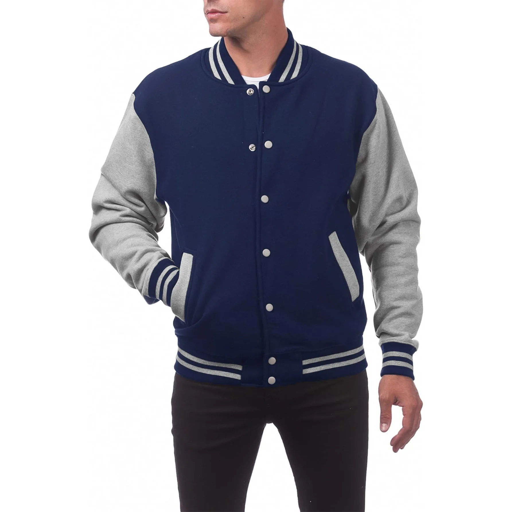 2024 new color blocked jacket loose oversized clothes casual men\'s baseball uniform personalized street jacket warm jacket