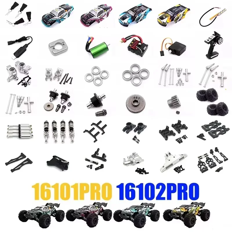 

SCY 16101PRO 16102PRO SG116MAX SG116PRO Модификация радиоуправляемого автомобиля DIY Запчасти Рулевая чашка Рулевое управление в сборе Подшипник Шестерня Коробка передач Шина