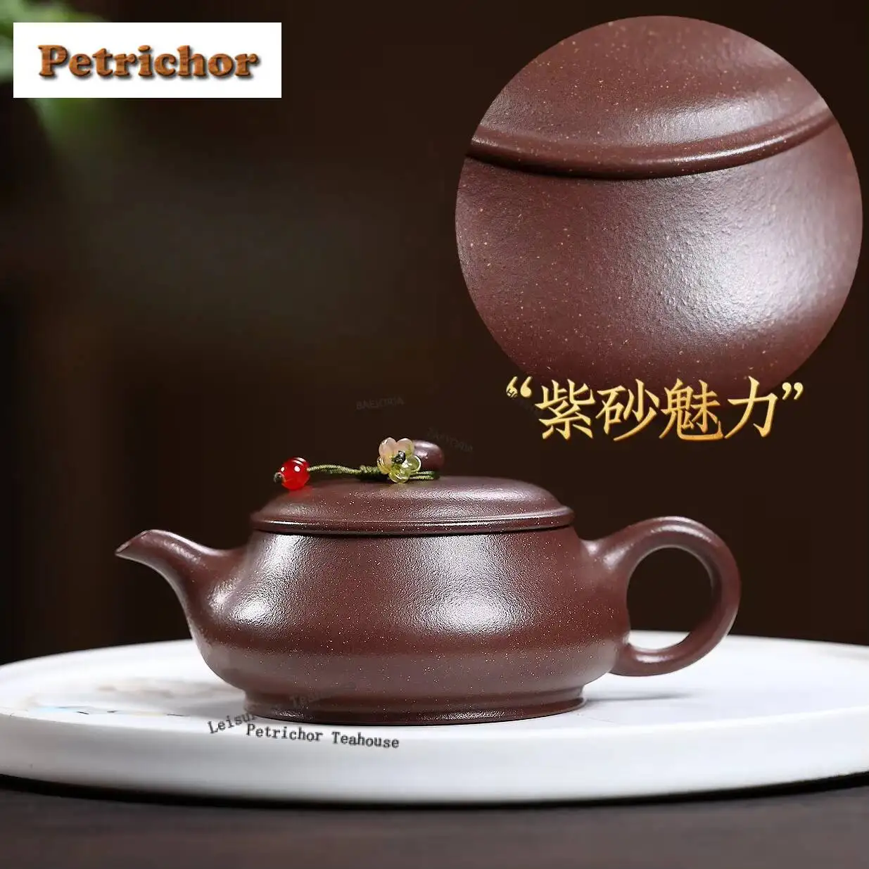 140ml Classic Yixing Purple Clay Teapots Handmade Ming Furnace Pot Raw Ore Purple Jade Gold Sand Mud Kettle Zisha Tea Set