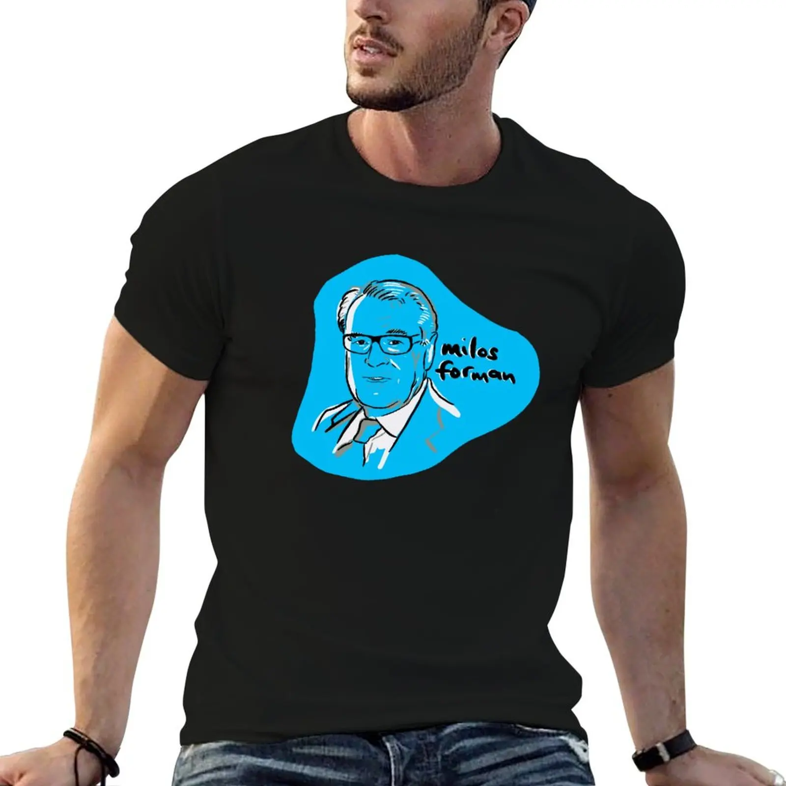 Milos Forman T-Shirt shirts graphic tees summer tops plus size clothes workout shirts for men