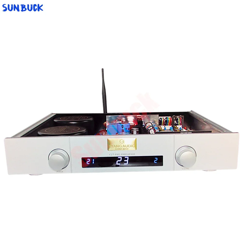 Field tube differential balance Bluetooth 5.0 remote control Preamp 350W 2.0 TELOS600 hifi Preamplifier Rear Power Amplifier